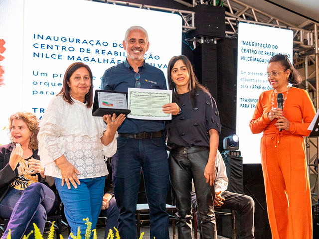 Inauguração do Centro de Reabilitação Nilce Magalhães da Silva