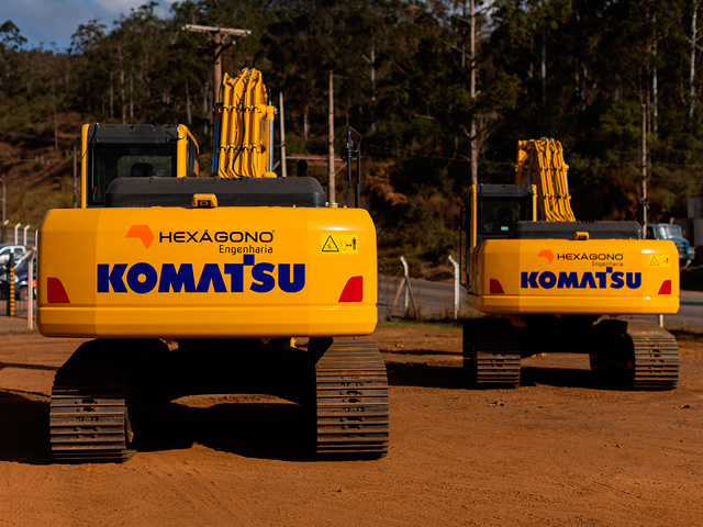 Foto galeria principais equipamentos de terraplanagem da hexagono engenharia 3