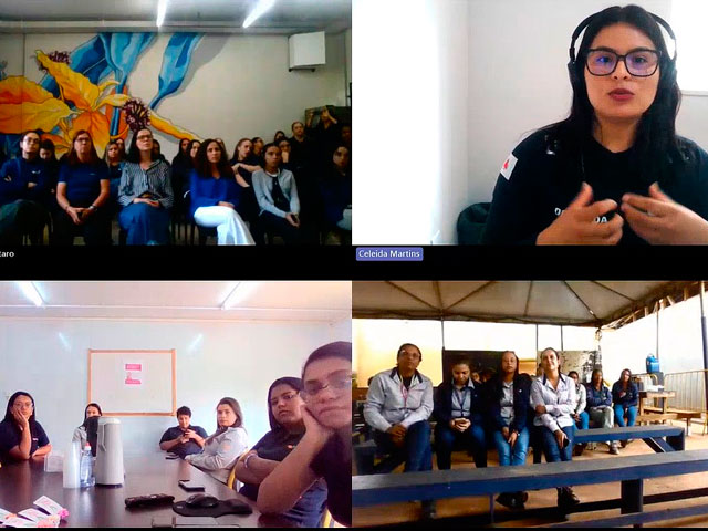 Informacao que protege no mes da mulher hexagono realiza palestra com delegada da delegacia da mulher de ouro preto 1